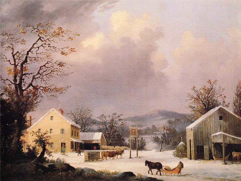 George Henry Durrie Jones Inn, Winter